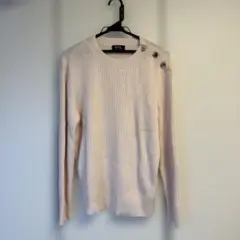 A.P.C. リブニット 長袖 ベージュ Mサイズのサムネイル