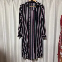 ENVYM ストライプ ロングシャツ 長袖のサムネイル