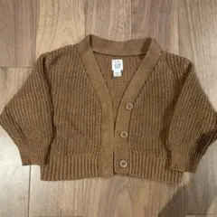 baby GAP ブラウン カーディガン 6-12ヶ月