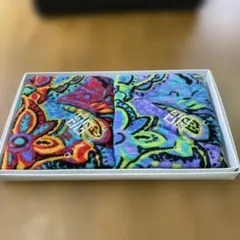 【新品未使用】GIVENCHY ハンドタオル ブルー レッド 2枚セット