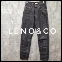 LENO＆CO　シャルロットデニム　黒　セルビッチ　Sのサムネイル