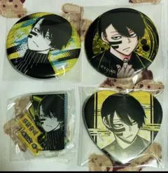 桃源暗鬼 アニメイト グッズフェア 丸型 ハート型 缶バッジ セット 無