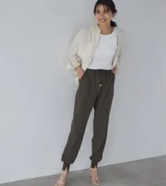 未使用＊【現在販売中】BARNYARDSTORM ダブルクロスジョガーパンツ 黒 BARNYARDSTORM パンツ / ダブルクロスジョガーパンツ「名品