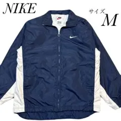90s ヴィンテージ　NIKE 銀タグ　ナイロンジャケット　サイズM ビックロゴ