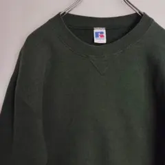 ラッセルアスレティック スウェット トレーナー 無地 グリーン USA製