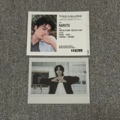 treasure ハルト ラベル缶 ステッカー ポラロイド