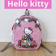 【美品】ラケットバッグ ハローキティ リュック y2kキッズ 子ども用 ピンク