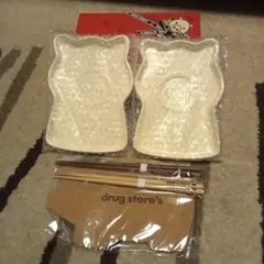 ドラッグストアーズ　陶器皿2枚セット drug store's