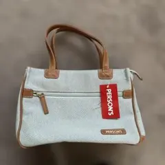 PERSON'S キャンバス ハンドバッグ
