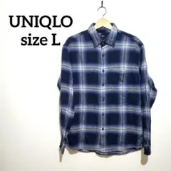 UNIQLO フランネルシャツ メンズ ユニクロ