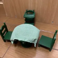 シルバニアファミリー　緑の家具 まとめ売り
