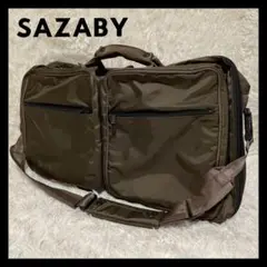 【極美品】 SAZABY サザビー　2way ビジネスバッグ　カーキ　A3対応