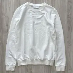 【美品】SLOANE スウェット ホワイト 1 S 薄手 コットン 日本製
