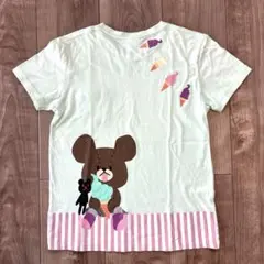 くまのがっこう ジャッキー 半袖Tシャツ ライトグリーンのサムネイル