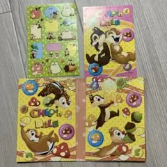 チップとデール　シール　メモ帳　平成レトロ　ディズニー