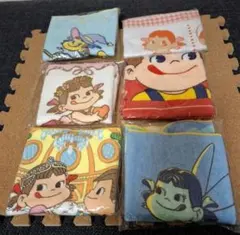 【新品未開封】ペコちゃん ミニタオル5枚＋バンダナセット ミルキー 不二家