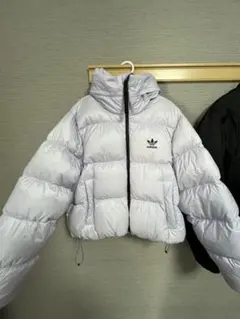 adidas ダウンジャケット XL ライトグレー