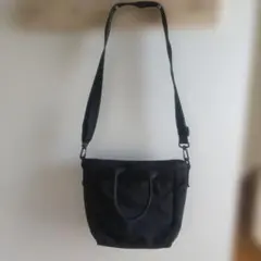 UNIQLO/美品 2wayユーティリティミニバッグ ブラック