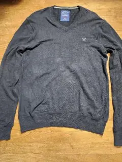 AMERICAN EAGLEアメリカンイーグル　コットンVネックセーター　M