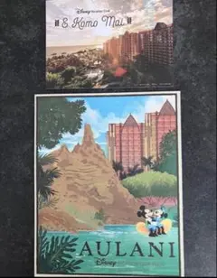 ディズニー　アウラニ　ディズニーバケーションクラブ限定 アート