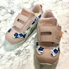 【匿名配送】asics/アシックス/ アイダホ MINI/ピンク/花柄/16.5