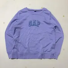 y2k 00s GAP パープル トレーナー スウェット Mサイズ アーチロゴ