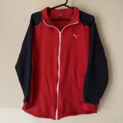 Puma トレーナージャケット 160cm 赤/黒