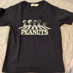 Dessin PEANUTS Tシャツ ネイビー 130cmのサムネイル