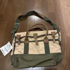 J.W. Hulme Co. ハンティングバッグ ベージュ/カーキ