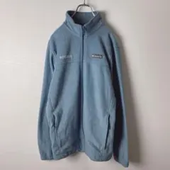 で*べ様 コロンビア　メンズ　フリースジャケット　企業ロゴ　アウトドア　刺繍　古