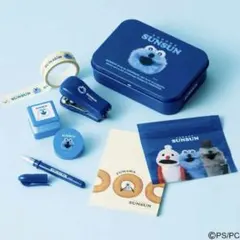 リンネル 2026年5月号【付録】パペットスンスン 缶ケース入りミニ文具セット