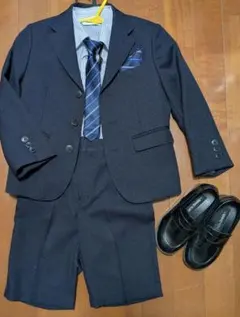 男の子 フォーマルスーツ 115cm 靴 18cm セット