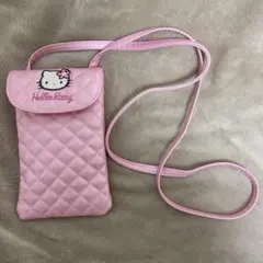 Hello Kitty スマホショルダーバッグ ピンク