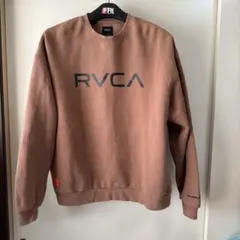 RVCA ブラウン スウェット トレーナー 裏起毛