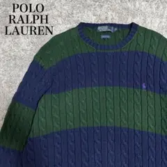 【超人気◎】POLO RALPH LAUREN　コットンニット　ボーダー　美品◎