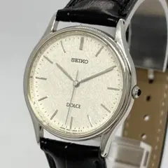 【稼働 新品電池】SEIKO ドルチェ ヴィンテージ時計 さざ波文字盤ラウンド. 稼働 新品電池】SEIKO ドルチェ ヴィンテージ時計 さざ波文字盤
