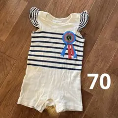 ☆ベルメゾン　70サイズ夏用ロンパース女の子☆美品