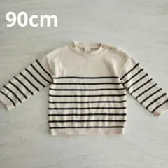 H&M　ボーダーニット　90cm