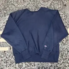 チャンピオン スウェット REVERSE WEAVE XL ネイビー 90s