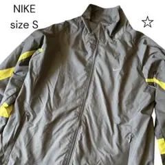 NIKE クライマフィット ウインドブレーカー レディースS グレー×イエロー