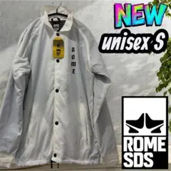 【新品タグ付】ROME SDS コーチジャケット ホワイトSサイズ スノーボードのサムネイル
