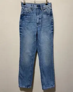 GU ハイウエストストレートジーンズ　XS