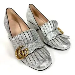 稀少美品✨️グッチ GGマーモント パンプス 花柄 チャンキーヒール 22.5 2026年最新】GUCCI マーモント パンプスの人気アイテム - メルカリ