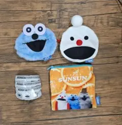 パペットスンスン バラエティーコレクションポーチ3点セット