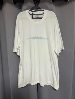 海外古着 adidas ロゴTシャツ XXL 白 00s
