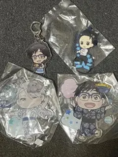 ユーリ!!! on ICE アクリルキーホルダー等4個セット 限定