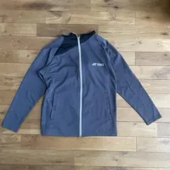 YONEX グレー ジップアップ パーカー M