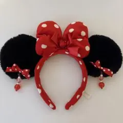 ディズニー ミニー カチューシャ イヤリング