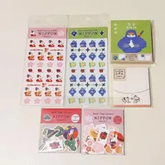 【新品】シール　メモ　付箋　日本　舞妓　歌舞伎　忍者　相撲　古川紙工　美濃和紙 新品】シール メモ 付箋 日本 舞妓 歌舞伎 忍者 相撲 古川紙工 美濃