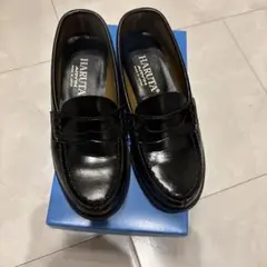 HARUTA ローファー 22.5EE ブラック
